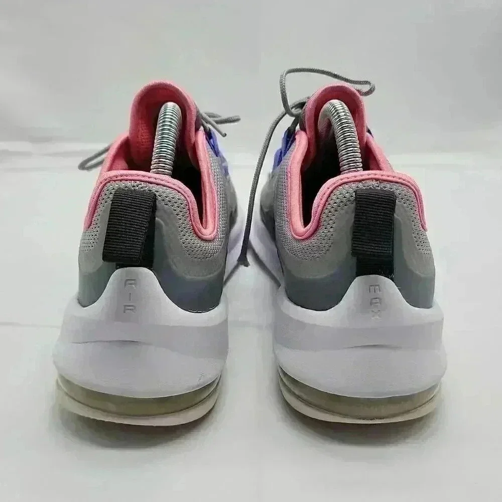 Nike Air Kids Max Axis GS Sneakers Shoes Light Smoke Grey Sunset Pulse Size 7Y
